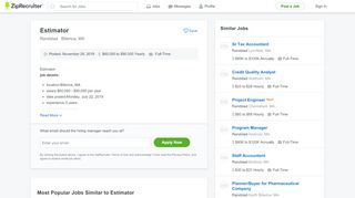 
                            9. Estimator Job in Billerica, MA at Randstad - ZipRecruiter