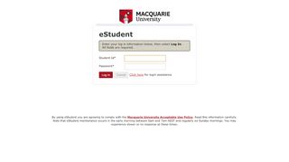 
                            5. eStudent - Macquarie University