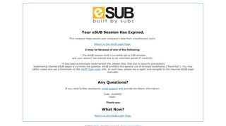 
                            1. eSUB - Session Expired