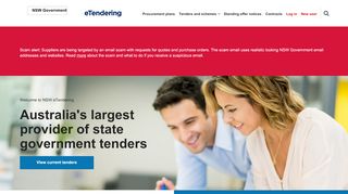 
                            1. eTendering - Home - NSW Government