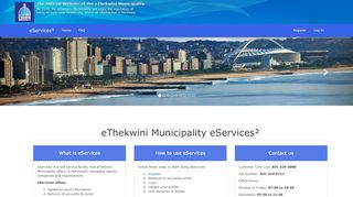 
                            2. eThekwini Municipality eServices² - eThekwini eServices
