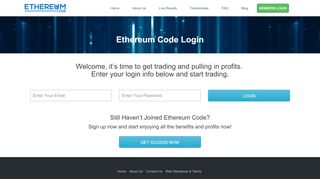 
                            7. Ethereum Code Login - The Official Ethereum Code 2019