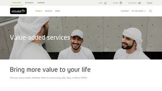 
                            4. Etisalat UAE | Value-added services