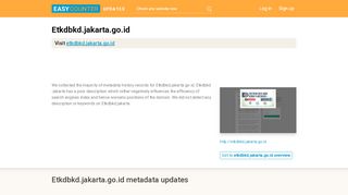 
                            2. Etkdbkd Jakarta (Etkdbkd.jakarta.go.id) - eKinerja …