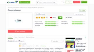 
                            7. ETOOSINDIA.COM - Reviews | online | Ratings | Free