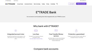 
                            8. E*TRADE Bank | Online Banking Services | E*TRADE