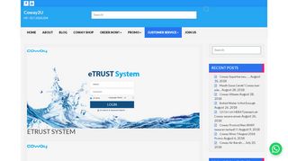 
                            9. eTRUST System – Coway2U