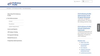 
                            7. ETS Proficiency Profile: Test Administration