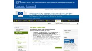 
                            7. EU Login Registration - International Cooperation and ...