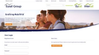 
                            5. Eurail Group Media Portal User Login