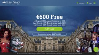 
                            4. Euro Palace Online Casino | $600 FREE