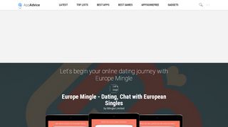 
                            7. Europe Mingle - Dating, Chat with European Singles by Mingle Limited