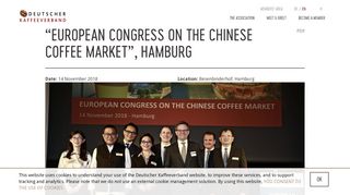 
                            2. European Congress on the Chinese Coffee Market