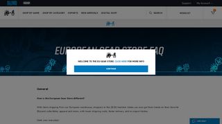 
                            5. European Gear Store FAQ | Blizzard Gear Store