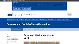 
                            6. European Health Insurance Card - Employment, …