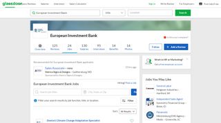 
                            4. European Investment Bank Jobs | Glassdoor