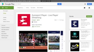 
                            9. Eurosport Player - Live Sport Streaming – Apps on Google Play