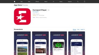 
                            8. ‎Eurosport Player on the App Store - apps.apple.com