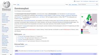 
                            2. Eurotransplant - Wikipedia