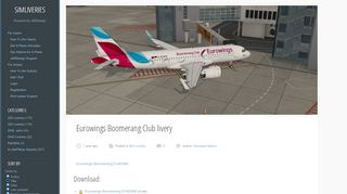 
                            7. Eurowings Boomerang Club livery – SIMLIVERIES