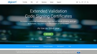 
                            3. EV Code Signing Certificates | DigiCert.com