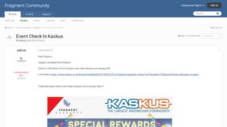 
                            8. Event Check In Kaskus - Events - Fragment …