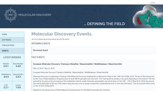 
                            7. Events - Molecular Discovery