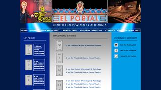 
                            4. Events - The El Portal Theatre