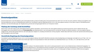 
                            7. Eventualposition Definition & Erklärung - ibau.de