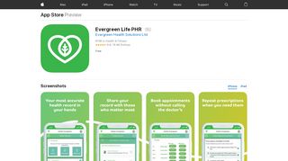 
                            11. Evergreen Life PHR on the App Store