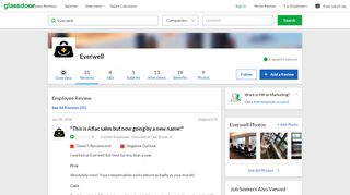 
                            8. Everwell - This is Aflac sales but now going by a new name! | Glassdoor