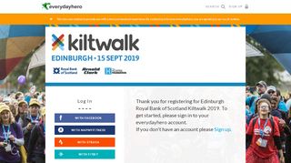 
                            3. everydayhero: Edinburgh Royal Bank of Scotland Kiltwalk 2019