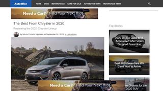 
                            1. Everything You Need to Know About the 2020 Chrysler Models
