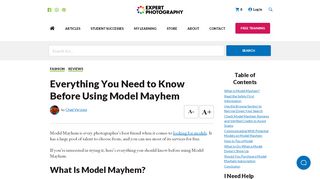 
                            8. Everything You Need to Know Before Using Model Mayhem