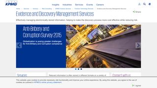 
                            4. Evidence and Discovery Management Services - KPMG Canada