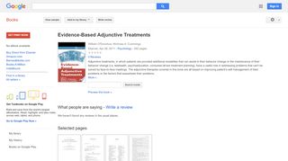 
                            8. Evidence-Based Adjunctive Treatments