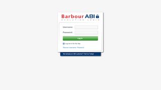 
                            3. Evolution Login - Barbour ABI