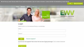 
                            5. EWV Energie-und Wasser-Versorgung GmbH | Login