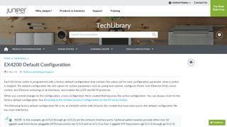 
                            1. EX4200 Default Configuration - TechLibrary - …