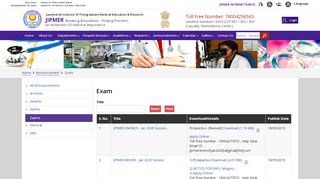 
                            9. Exam | Jawaharlal Institute of Postgraduate Medical …