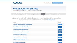 
                            8. Exam - Kofax Education Services