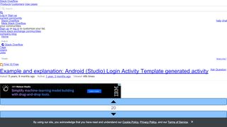 
                            6. Example and explanation: Android (Studio) Login Activity Template ...