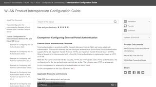 
                            7. Example for Configuring External Portal Authentication ...