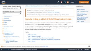 
                            7. Example: Setting up a Static Website Using a Custom Domain ...