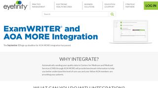 
                            4. ExamWRITER/AOA MORE Integration - Eyefinity