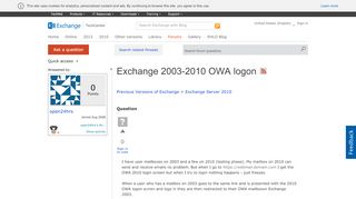 
                            3. Exchange 2003-2010 OWA logon