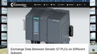 
                            10. Exchange Data Between Simatic S7 PLCs on Different Subnets - The ...