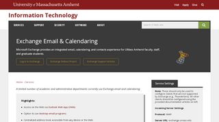 
                            9. Exchange Email & Calendaring | UMass Amherst Information ...