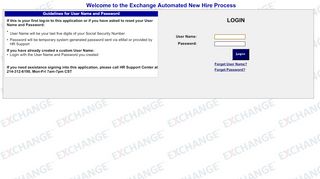 
                            2. Exchange New Hire Logon