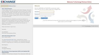 
                            1. Exchange Partners Online [C] - Login Page